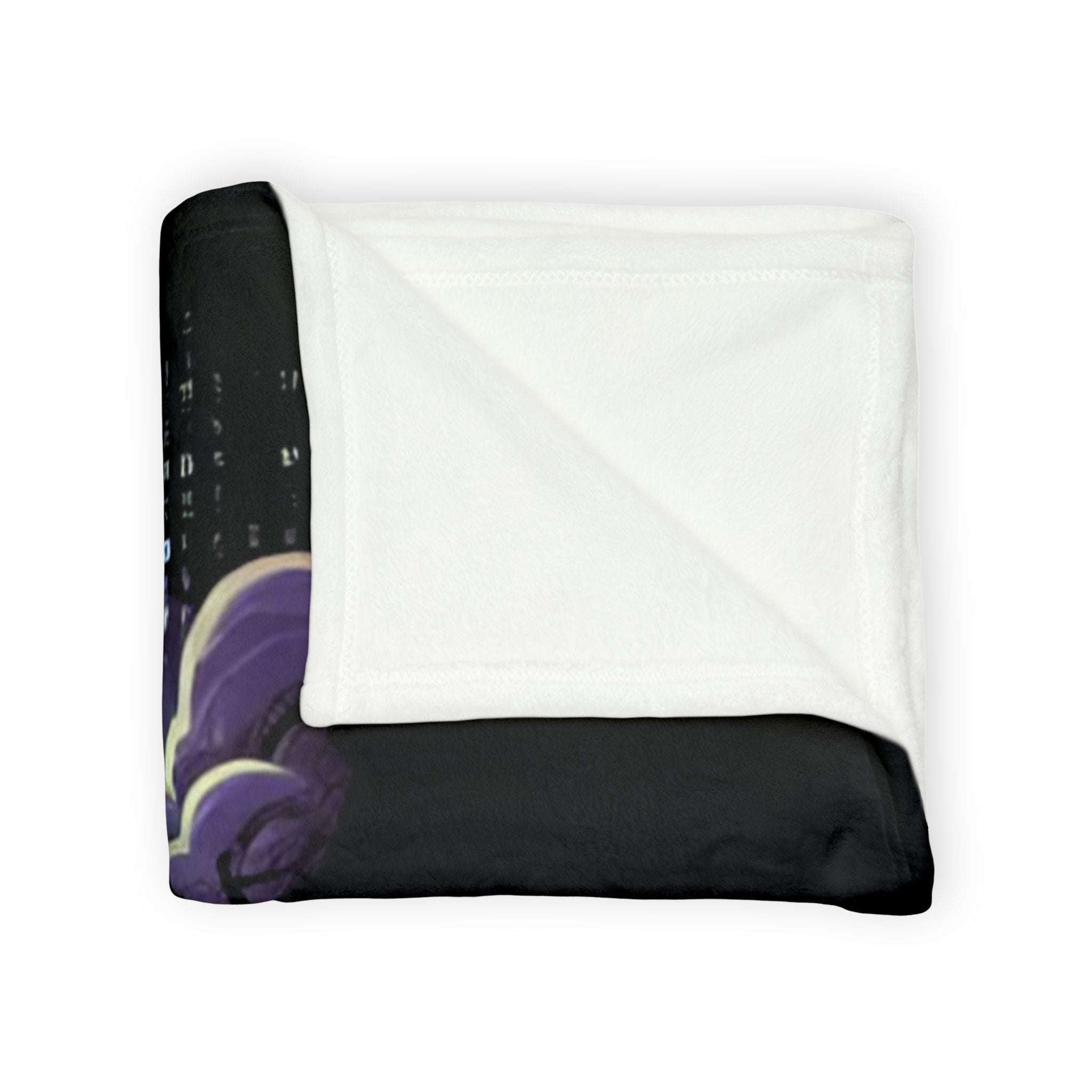 "Witch & Ethereum" Minky Blanket - Cozy Halloween Crypto Edition