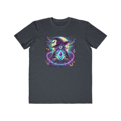 Men’s Halloween Witch T-Shirt with Ethereum Magic – 100% Cotton, Durable &amp; Stylish