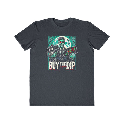 Men’s &quot;Buy the Dip&quot; Zombie Trader Halloween T-Shirt – 100% Cotton, Spooky &amp; Trendy, Durable Comfort